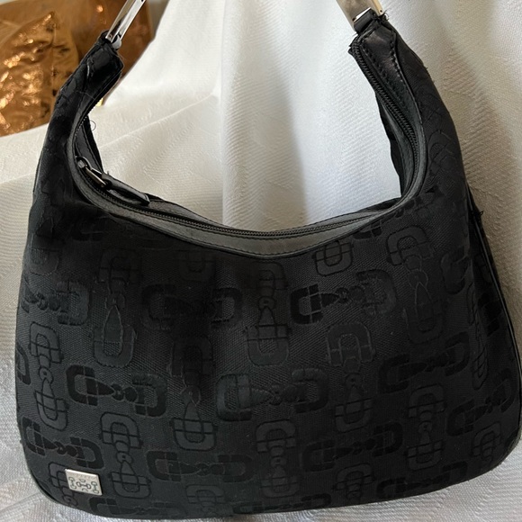 Gucci Bags Gucci Canvas Shoulder Bag In Black Poshmark